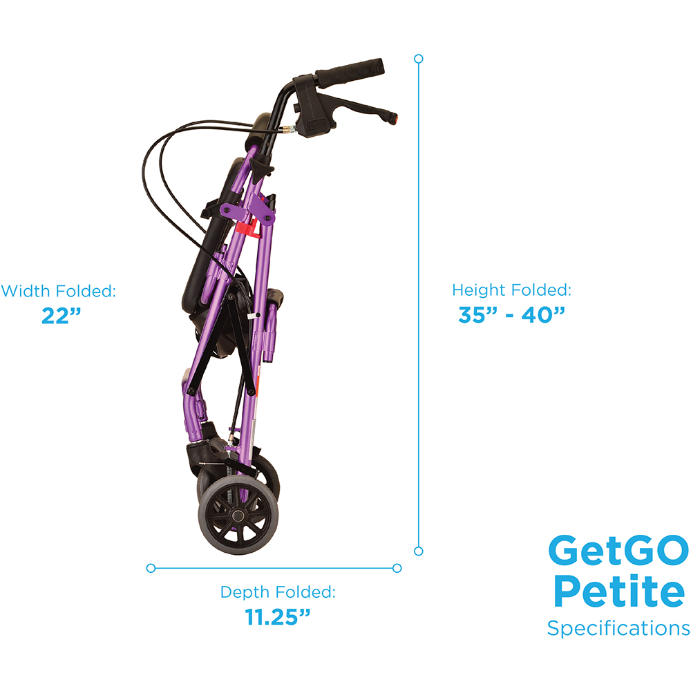 GETGO PETITE ROLL WLKR PURPLE